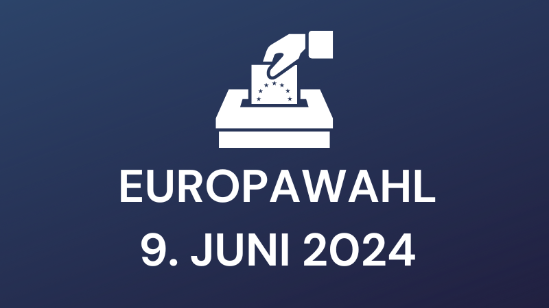 Am 9. Juni 2024 findet die Wahl zum 10. Europäischen Parlament statt. Hier finden Sie alle wesentlichen Informationen zur Wahl ...