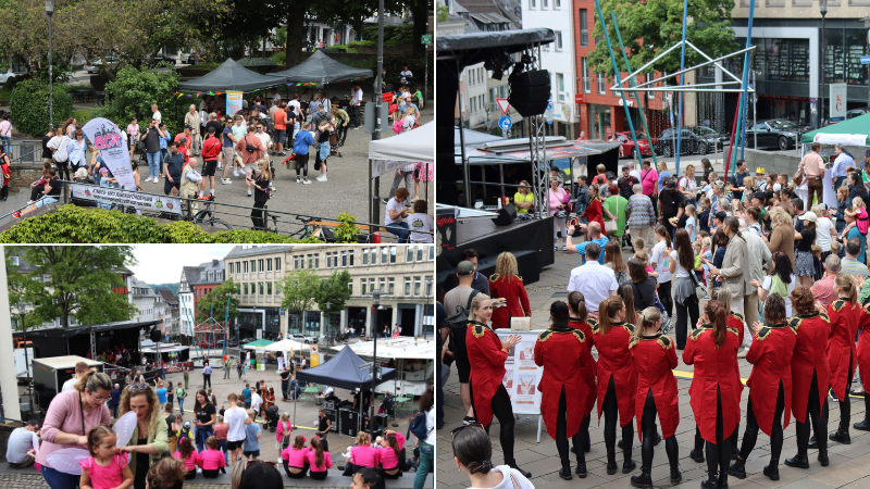 Rund 1000 Siegenerinnen und Siegener nutzen die Gelegenheit, beim „Tag des offenen Rathauses“ die Stadtverwaltung und das Rathaus Oberstadt kennenzulernen. (Fotos: Stadt Siegen)  